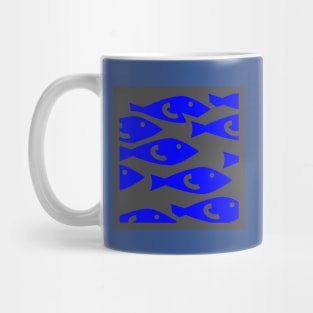 fish fiso blue Mug